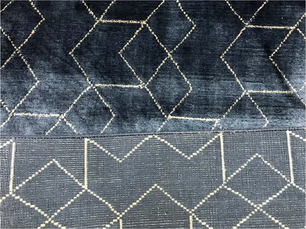 Ковер ручной работы Viscose Geometry