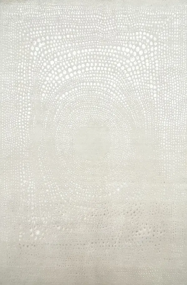 Ковер ручной работы White Dots Tasvira