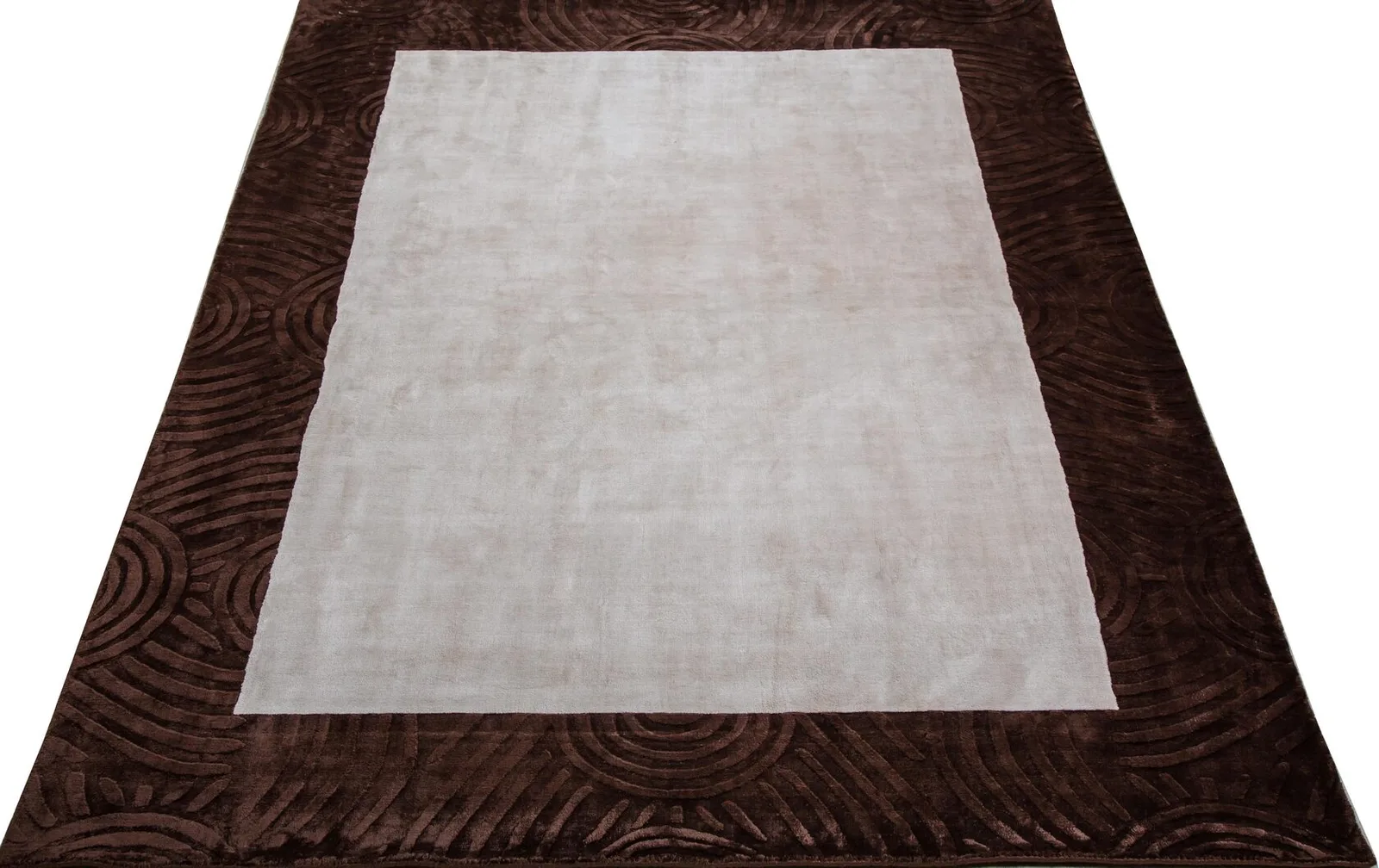 Ковер ручной работы Carving WhiteBrown