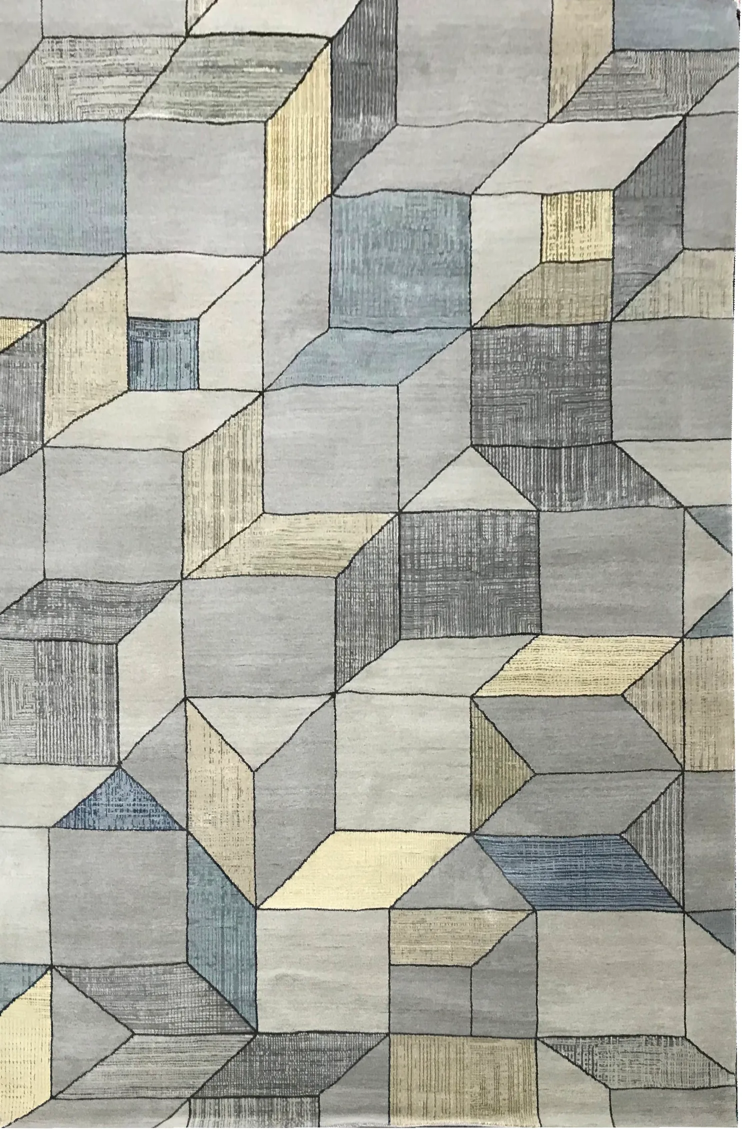 Ковер ручной работы Square Geometry