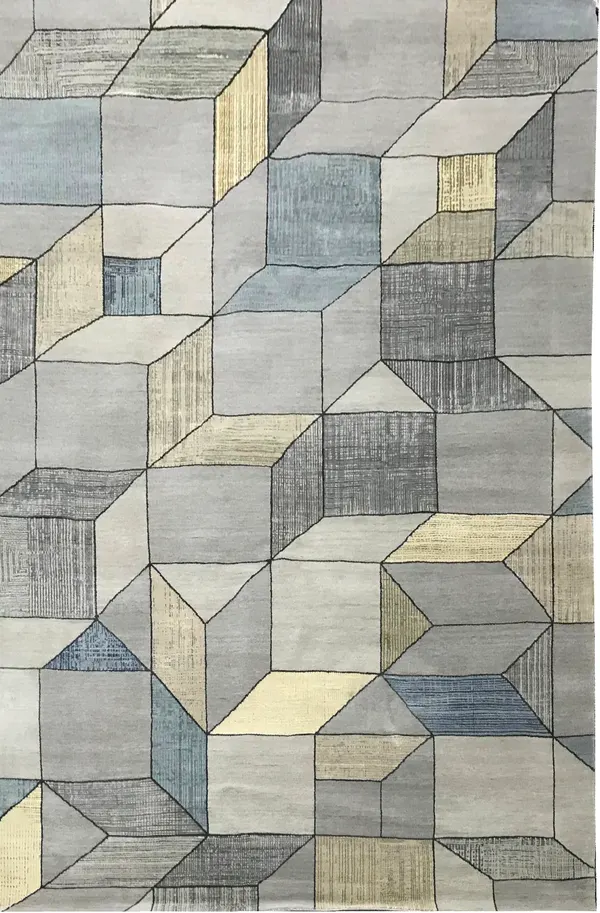 Ковер ручной работы Square Geometry