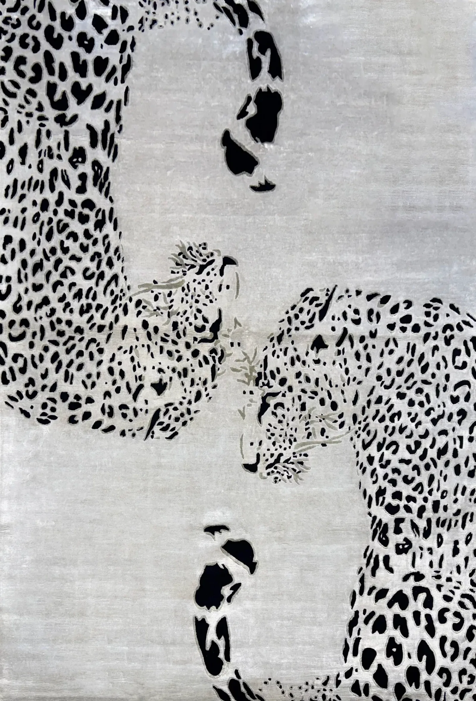 Ковер ручной работы Moonlit Leopard