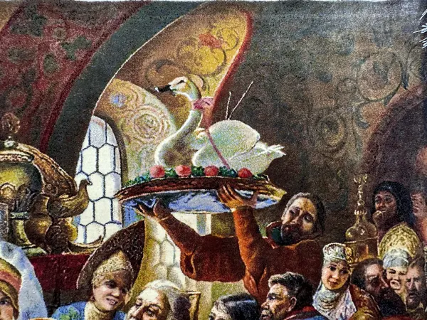 Ковер машинной работы «Боярский свадебный пир в XVII веке» (1883 год)