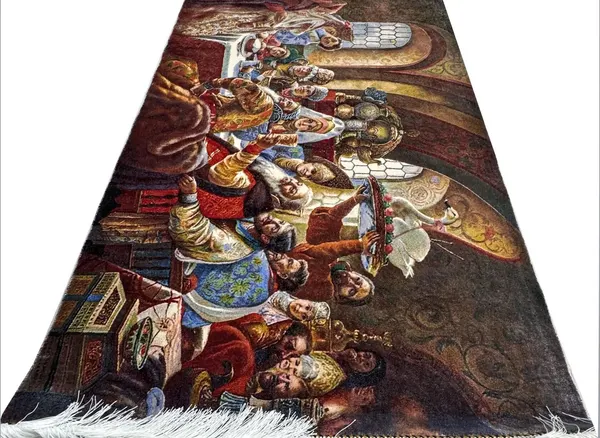 Ковер машинной работы «Боярский свадебный пир в XVII веке» (1883 год)