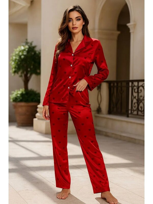 Silk pajamas with trousers and shirt, ARC