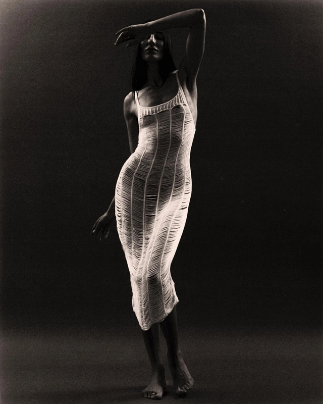 A knitwear dress from the SS26 Knitwear collection.