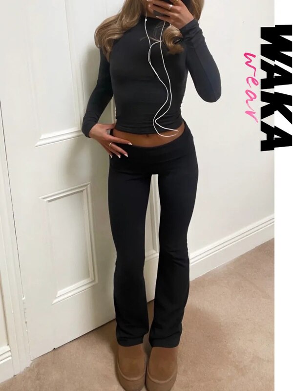 Home suit with pants and long sleeve y2k, WAKA.wear