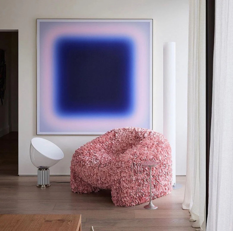 Andrés Reisinger's Hortencia chair featured in Denizen magazine. Photo by Lucas Allen.