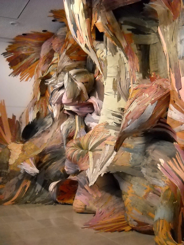 An installation by Brazilian artist Henrique Oliveira.