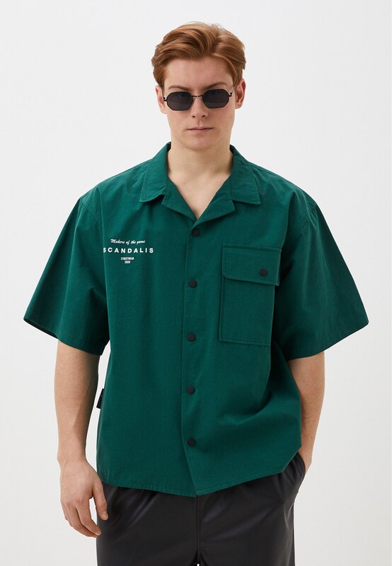 Shirt Scandalis, color: green, MP002XM0VGTC — buy in the Lamoda online store