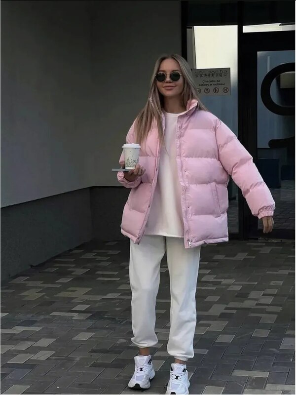 Pink winter jacket, GLOCK CLOTHING