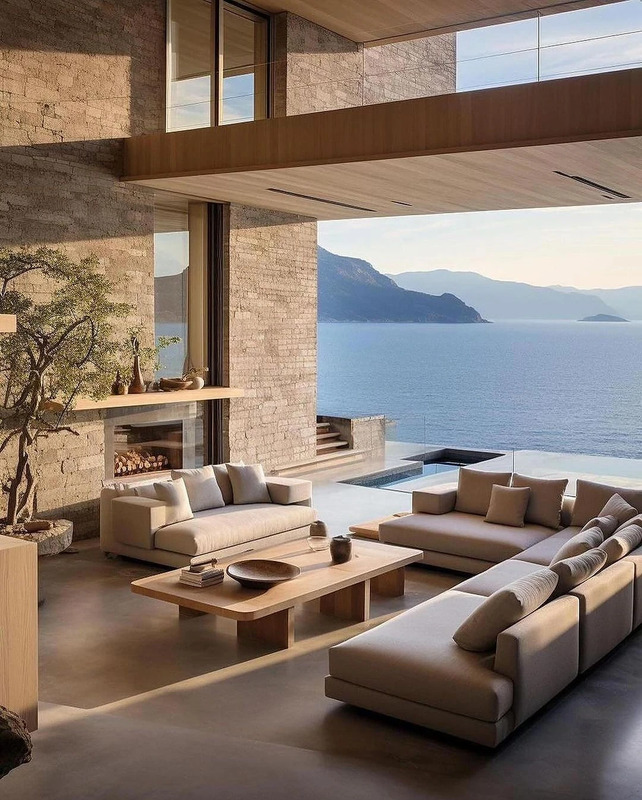 Villa In The Coast Of Greece.