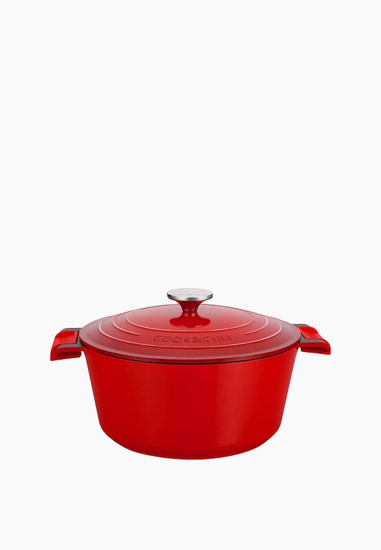 Pan and lid Kenwell DHL8020, color: red, XD001XU00GDP — buy in the Lamoda online store