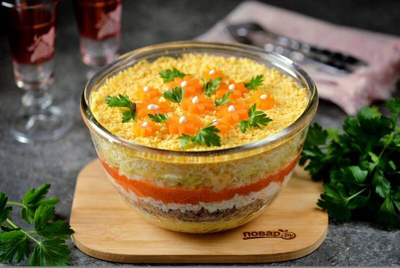 Classic Mimosa salad