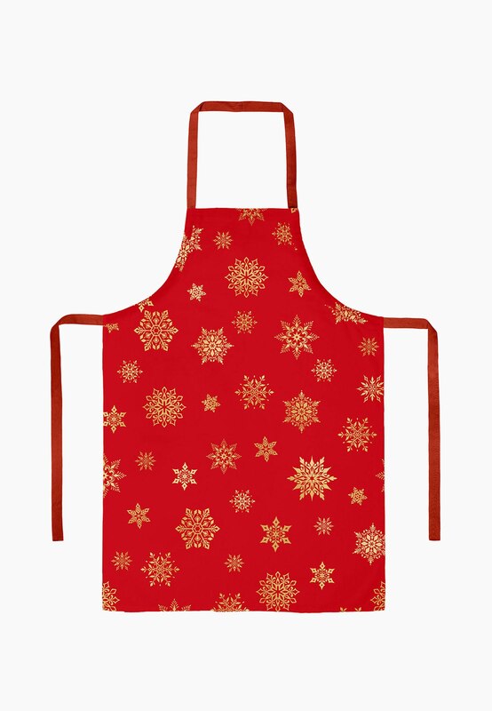 Apron Unison Red snowflakes, color: red, MP002XU08CLA — buy in the online store Lamoda