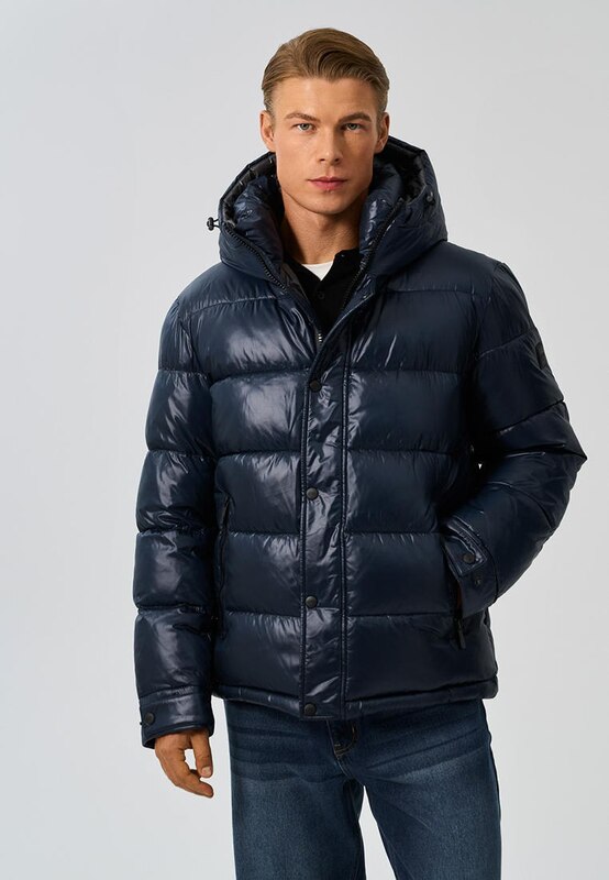 Down jacket Urban Fashion for Men, color: blue, MP002XM00NOK — buy in the Lamoda online store
