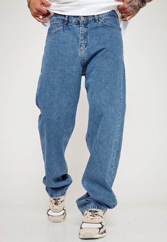 Cave Baggy jeans, color: blue, MP002XM01YIK — buy in the Lamoda online store