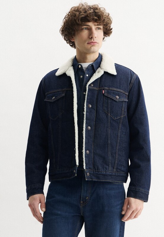 Levi's® denim jacket, color: blue, RTLAEX260501 — buy in the Lamoda online store