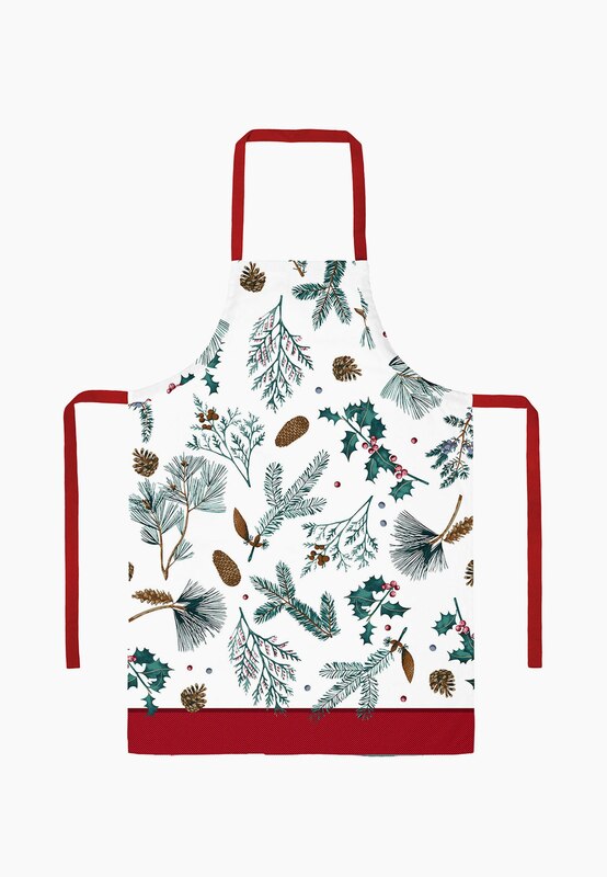 Unison apron Jolly christmas, color: white, MP002XU08CLK — buy in the Lamoda online store