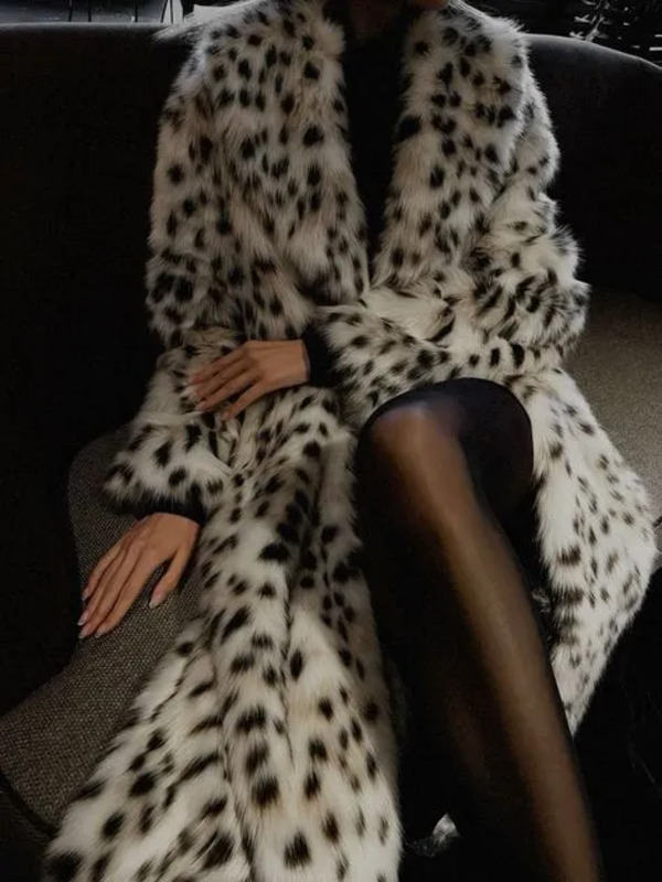 Leopard Faux Fur Overcoat Winter Warm Maxi Outerwear for Women Seasonal Fashion Going Out Fit 2025 Winter Outfit 2025 Winter Fit Glamorous Style, Woman Portrait, Fashion Outfits, Winter Outfits, Teen Fashion Outfits, Women's Clothing Boutiques, Cute...