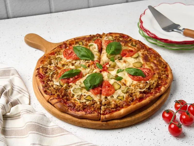Cheeseburger Pizza
