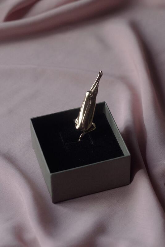Sergacheva > Marigold ring with gold plated Sergacheva buy in the online store