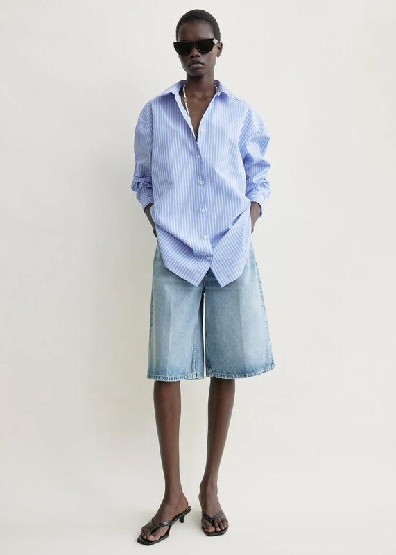 Classic stripe shirt blue/white