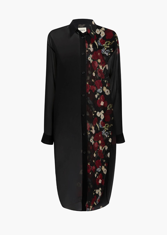 Gloria Dress in Black and Red
