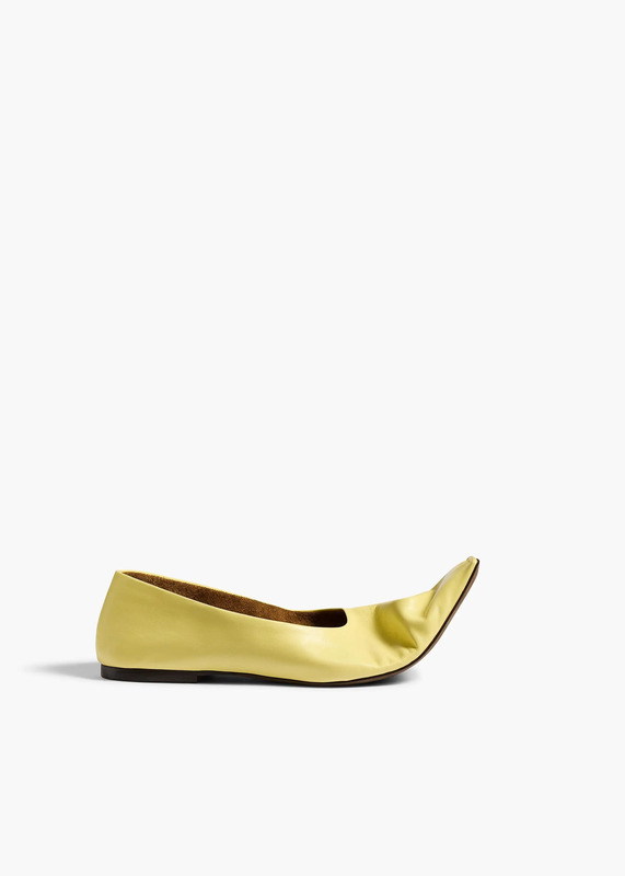 Marlene Ballerina in Pale Yellow