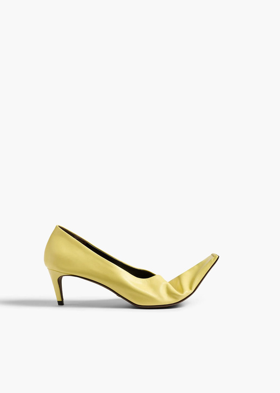 Marlene Pump in Pale Yellow