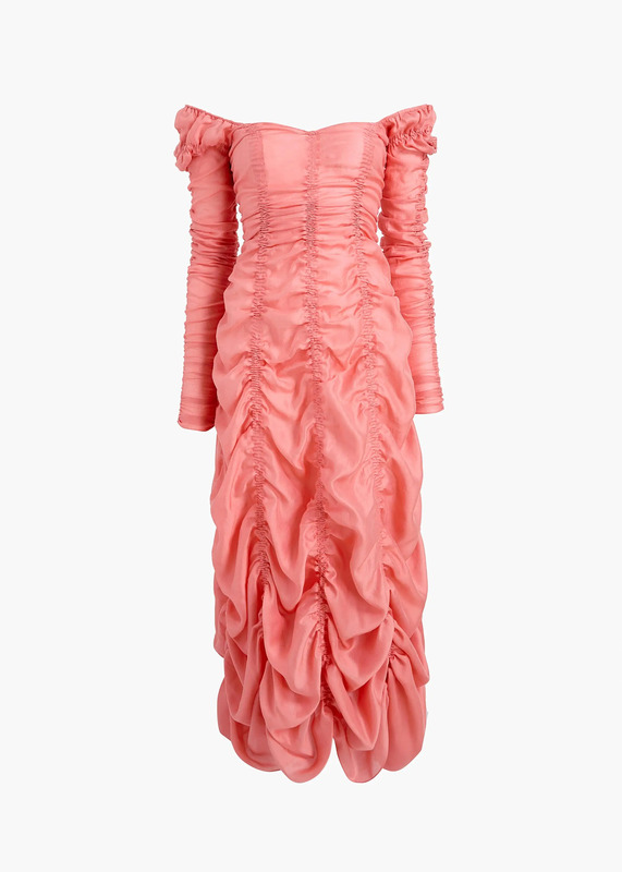 Judith Dress in Coral