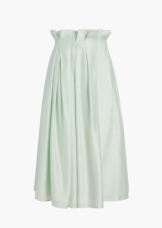 Astrid Skirt in Ice Green