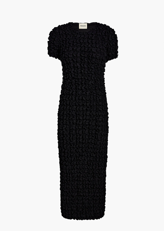 Perry Dress in Black Silk