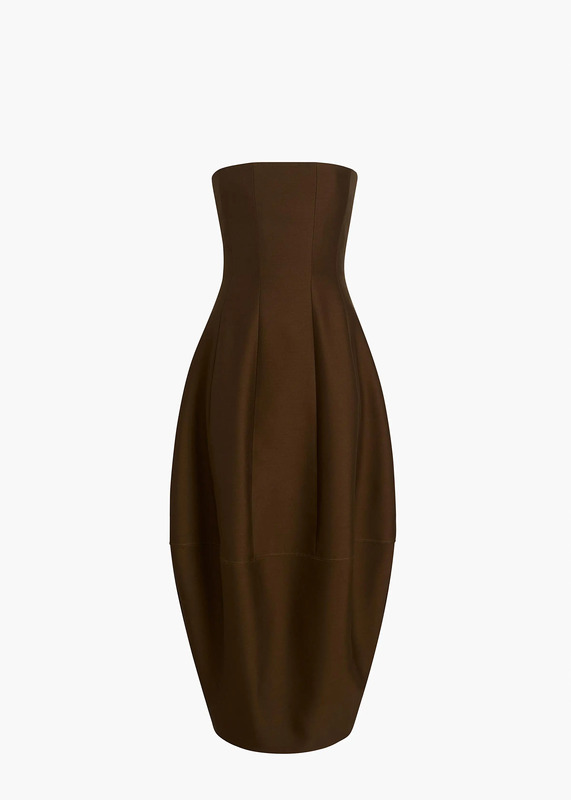 Stela Dress in Dark Olive