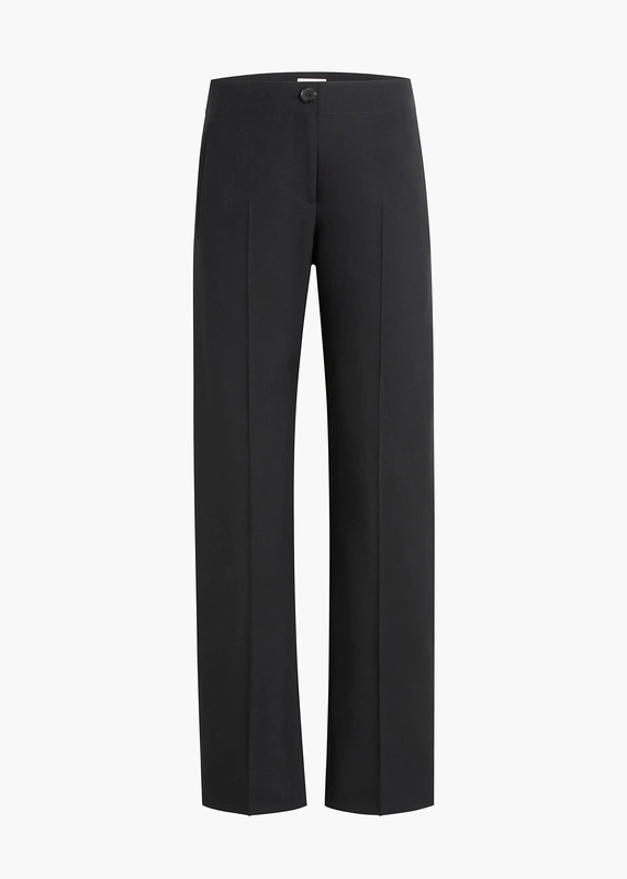 Mita Pant in Black Wool