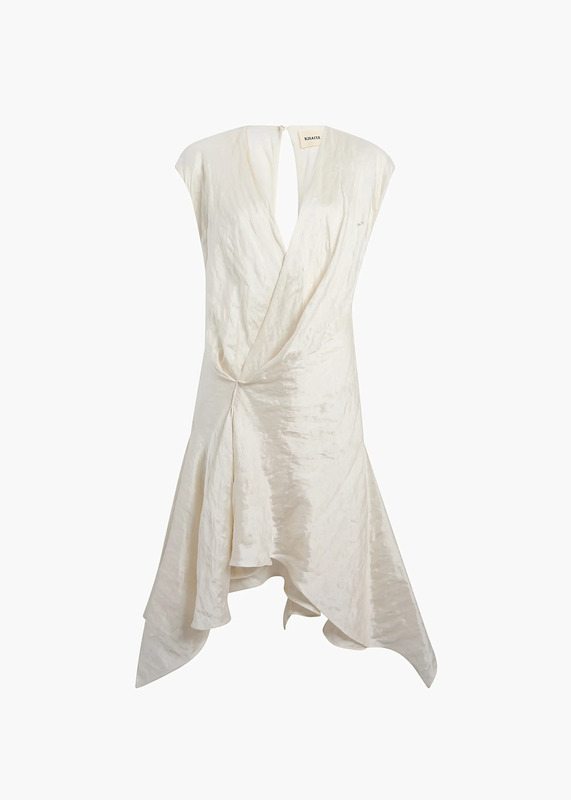 Merith Dress in Chalk
