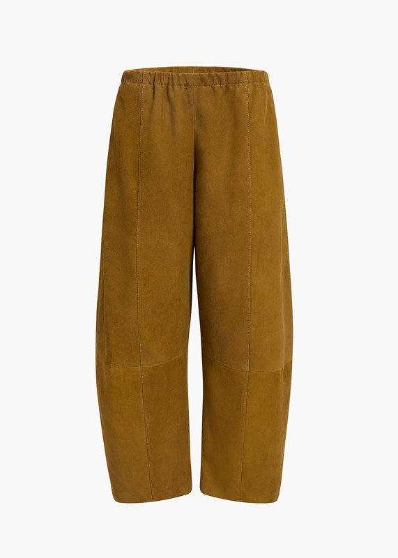 Clover Pant in Toffee Suede