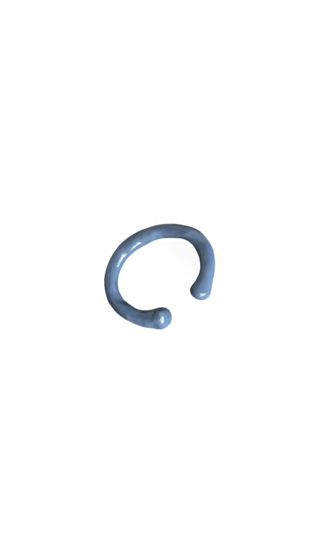 Una parte > Leechy bracelet blue Una parte buy in the online store