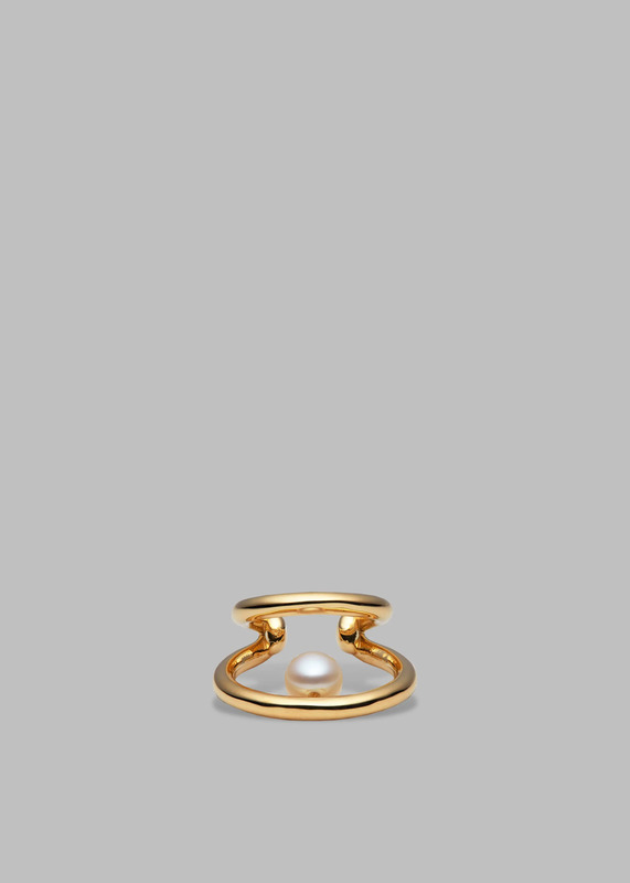Otiumberg Double Pearl Cuff - Gold