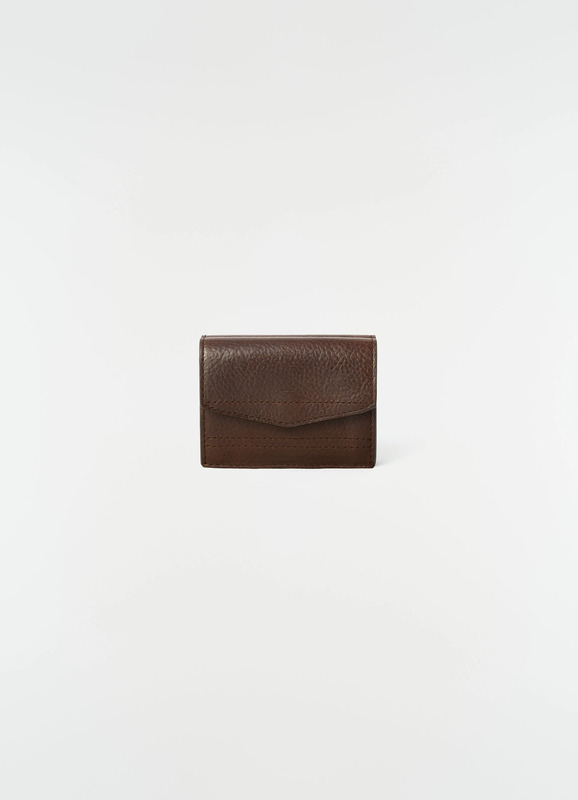 GEAR TRIFOLD WALLET IN LEATHER