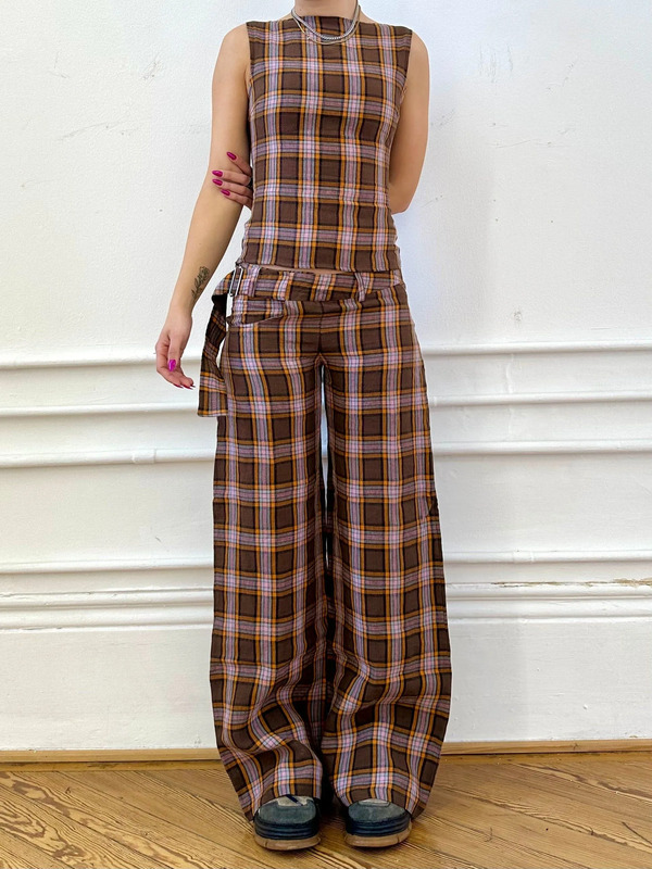 the roman trouser in coral linen Мода Цифры, Японская Мода, Швейные Учебники, Дизайн Одежды, Вдохновленные Наряды, Стиль Одежды, Женская Мода, Идеи Наряда, Стильные Наряды