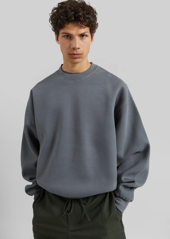 Dunloy Oversized Sweatshirt - Grey