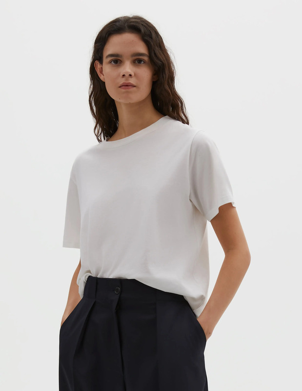 BOYS T SHIRT | FINE COTTON JERSEY | OFF WHITE