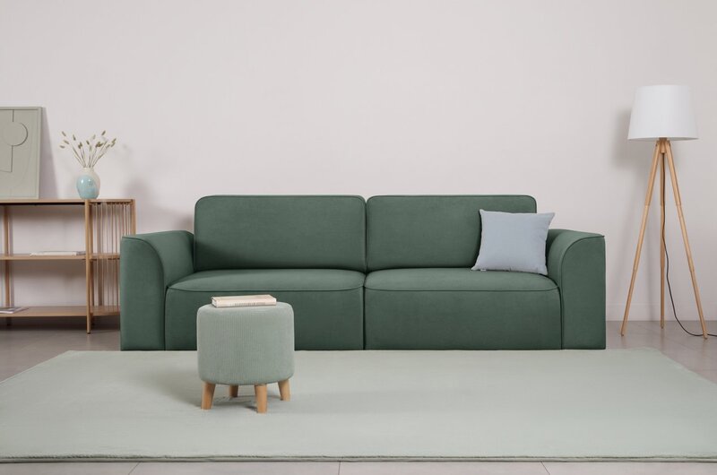 Диван прямой Спейс Velvet Olive в Вологде - цены от производителя, купить за 75 890 рублей в интернет-магазине
