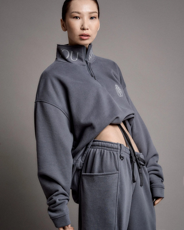 СВИТШОТ HALFZIP RICE