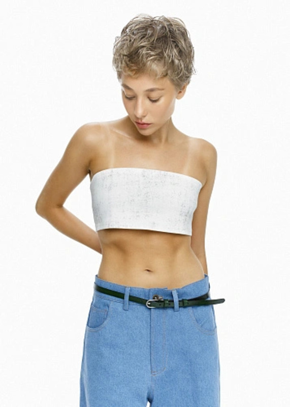 Aged bandeau top
