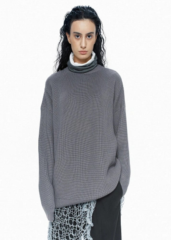JUMPER TEXTURED GRAPHITE