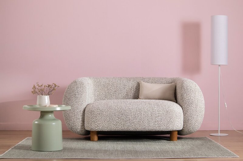 Straight sofa Londi Bucle Marble in Vologda - prices from the manufacturer, buy for 62,690 rubles in the online store