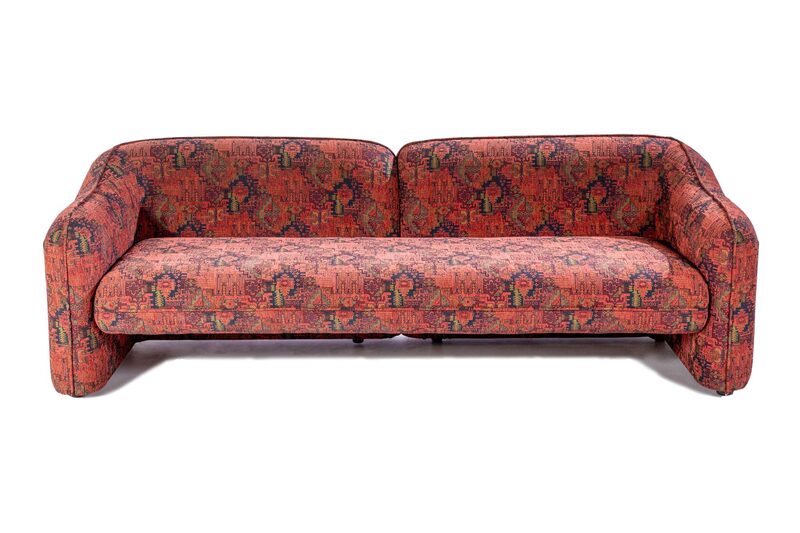 Sofa Bohemia Red straight red buy at a price of 126,000 rubles. in Moscow