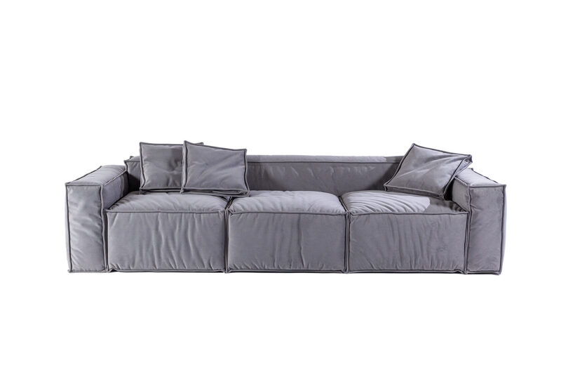 Sofa Gray Japan straight gray buy at a price of 156,000 rubles. in Moscow